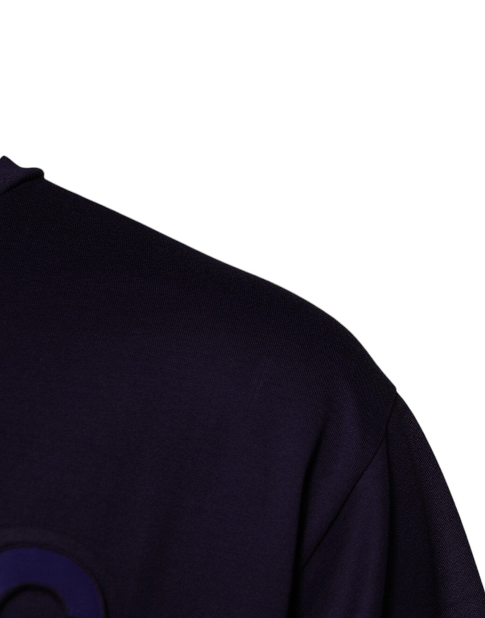 Dolce & Gabbana Navy Blue DG Logo Cotton Crew Neck T-shirt - Le schmidt