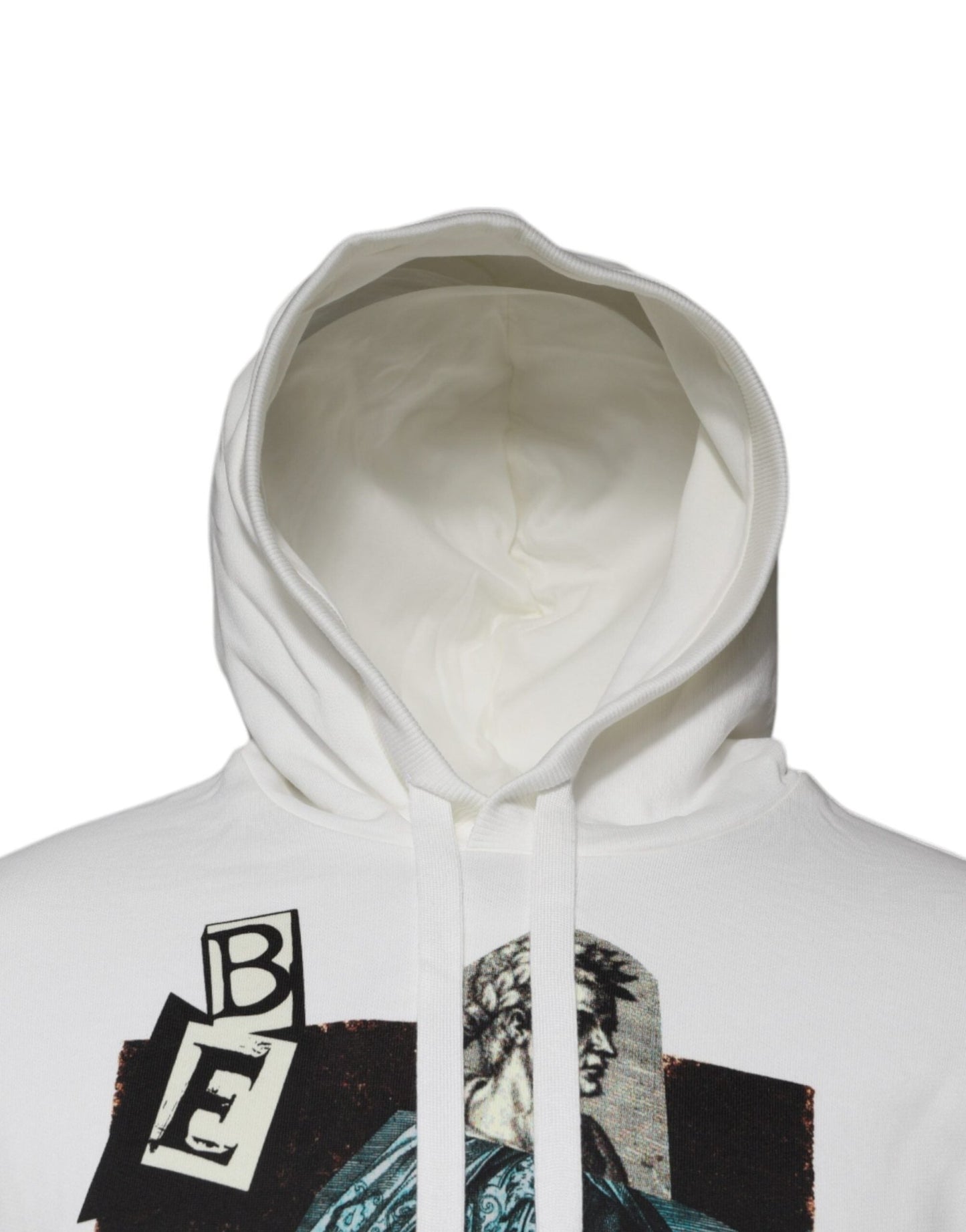 Dolce & Gabbana White Caesar Cotton Hooded Pullover Sweater - Le schmidt