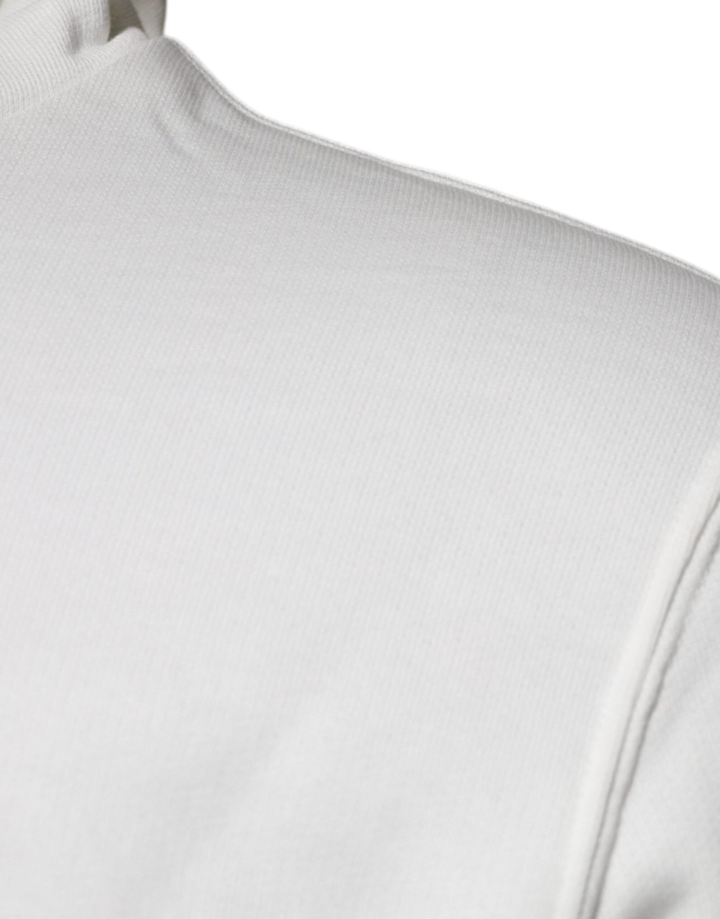 Dolce & Gabbana White Caesar Cotton Hooded Pullover Sweater - Le schmidt