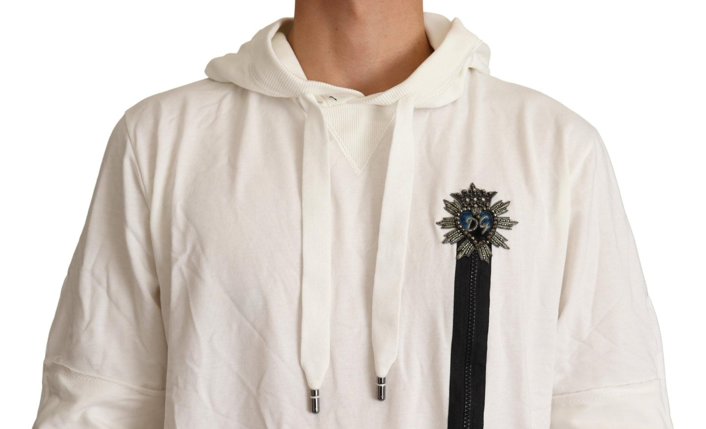 Dolce & Gabbana White Hooded Limited Edition Sweater - Le schmidt