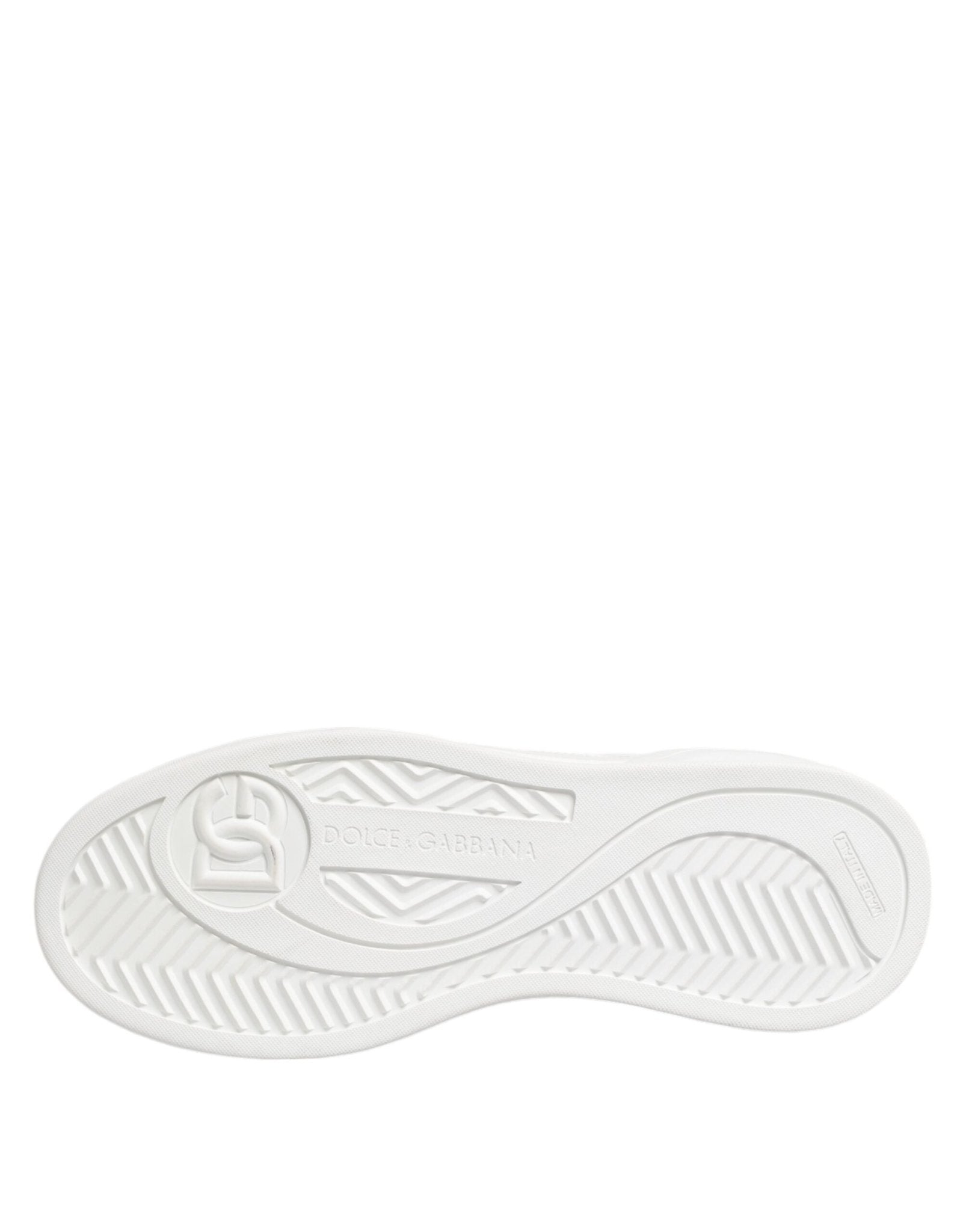 Dolce & Gabbana White Miami Leather Low Top Sneakers Shoes - Le schmidt