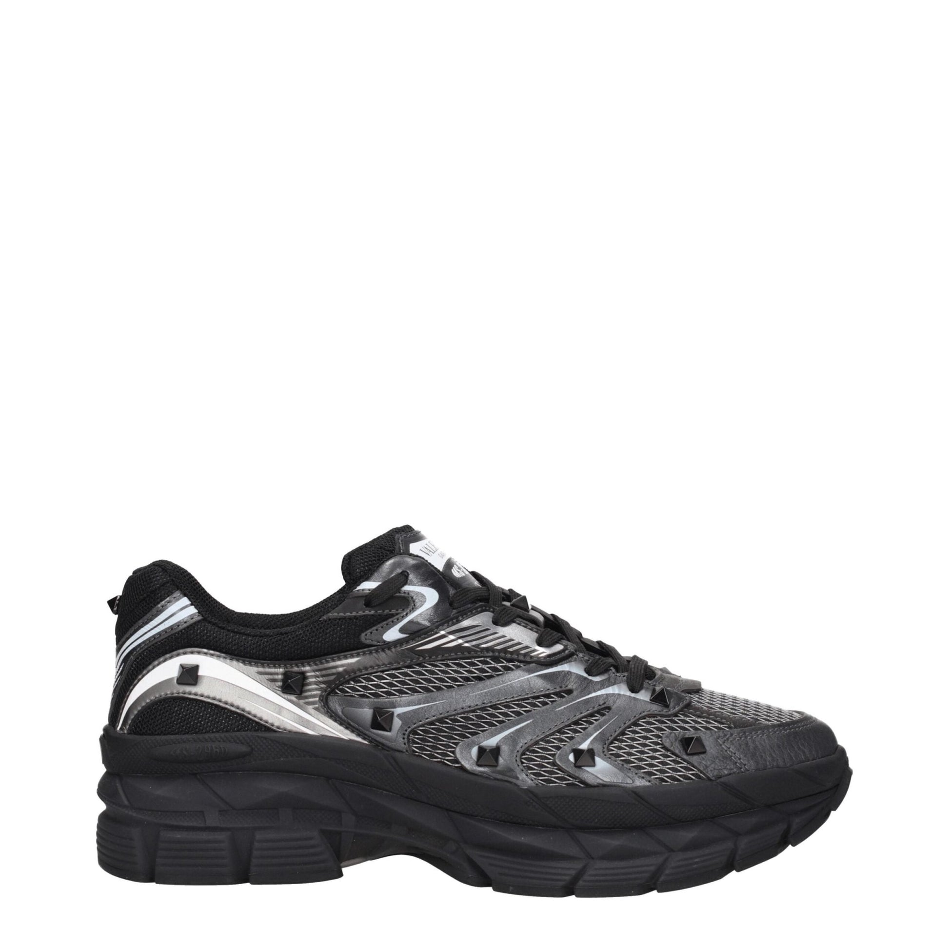 Valentino Garavani Black Fabric Athletic Sneakers - Le schmidt